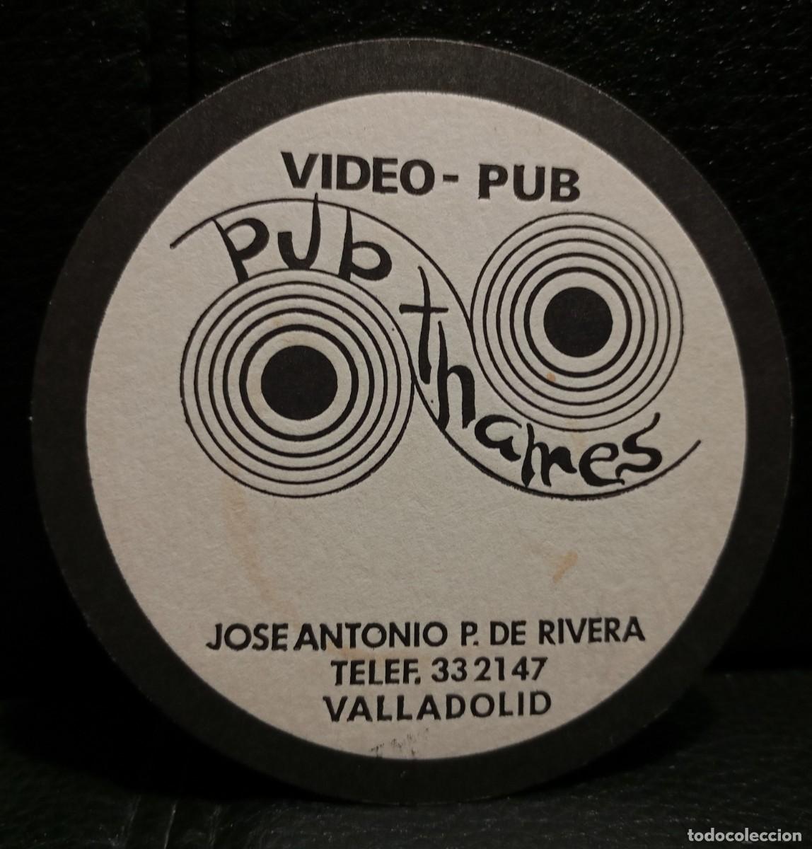 Coleccionismo: VIDEO PUB THAMES - POSAVASOS - VALLADOLID - CERVEZA - REFRESCOS - SIDRA - BITTER