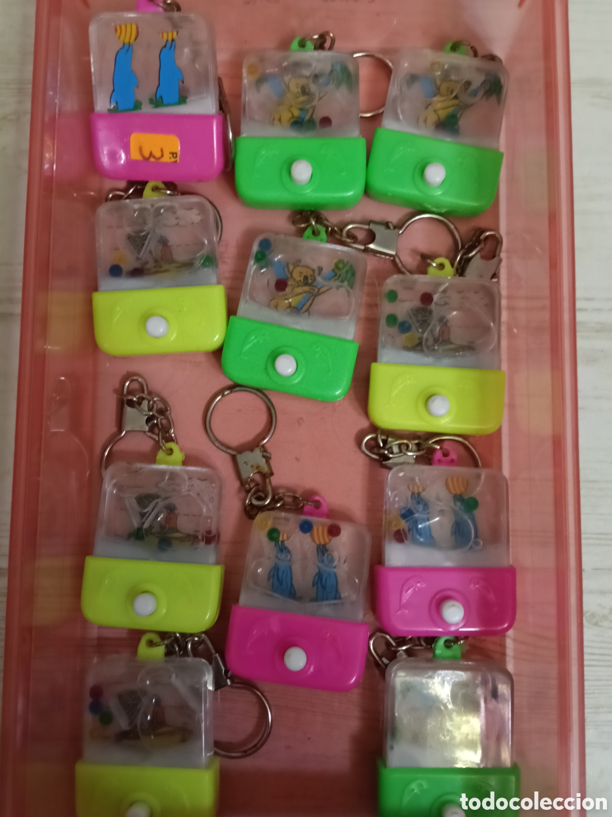 Coleccionismo: Lote de mini juegos de agua vintage (Llaveros)