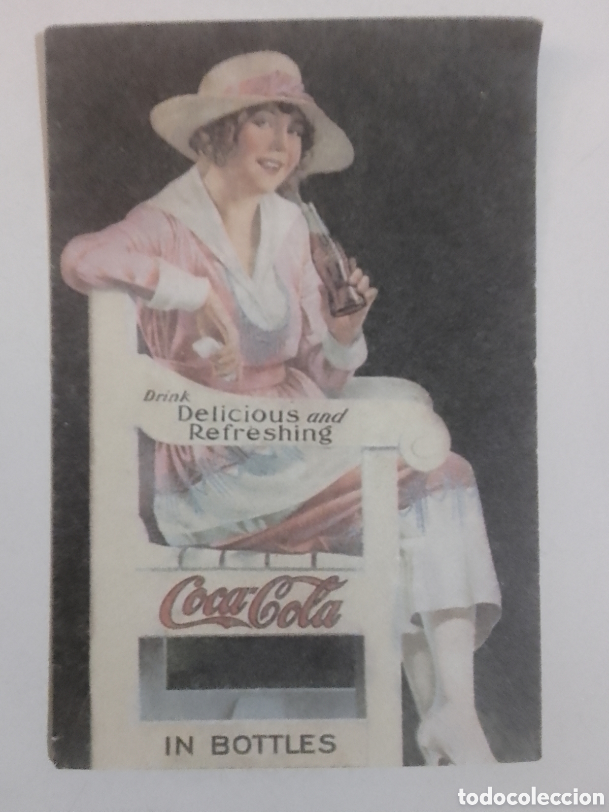 Coleccionismo: Hojita libreta estilo hojas perfumadas Coca'Cola.