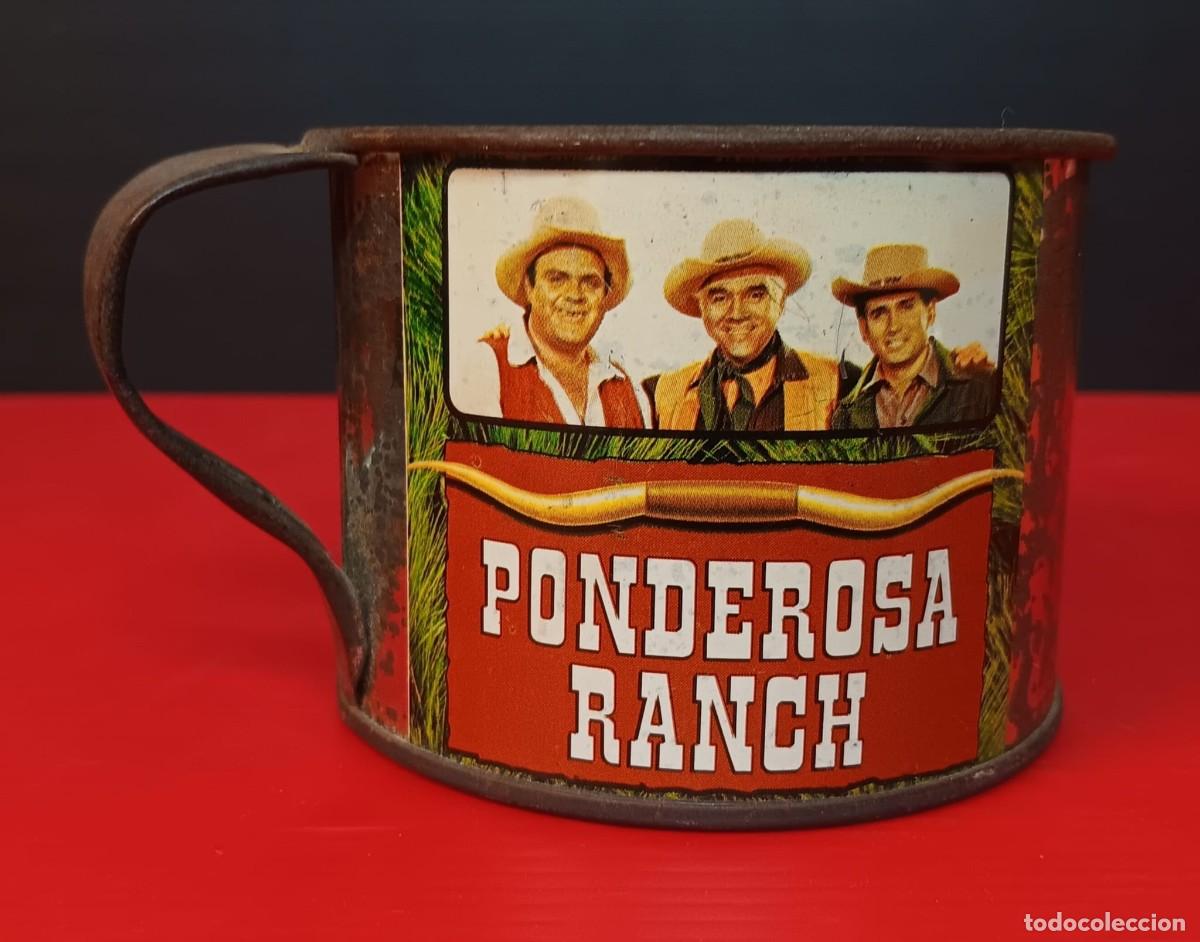 Colecionismo: ANTIGUA JARRA DE LATA SERIE BONANZA LA PONDEROSA RANCH A&Ntilde;OS 60/70 VINTAGE