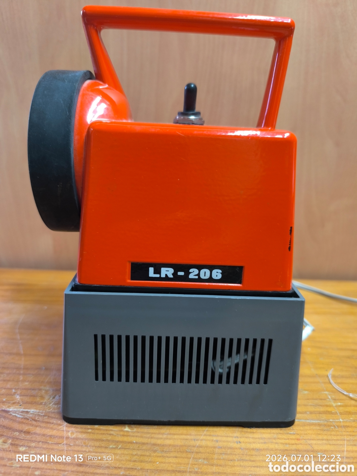 Coleccionismo: Linterna ferroviaria lr-206 funciona