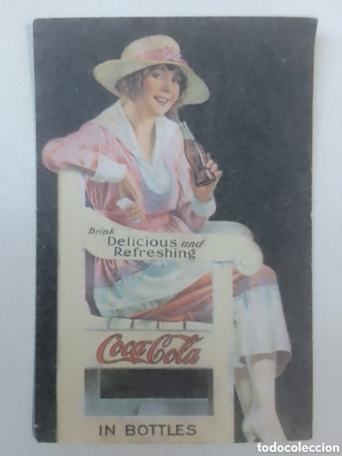 Coleccionismo: Hojita libreta estilo hojas perfumadas Coca'Cola.