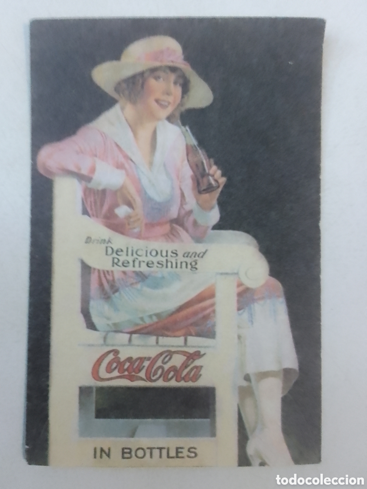 Coleccionismo: Hojita libreta estilo hojas perfumadas Coca'Cola.