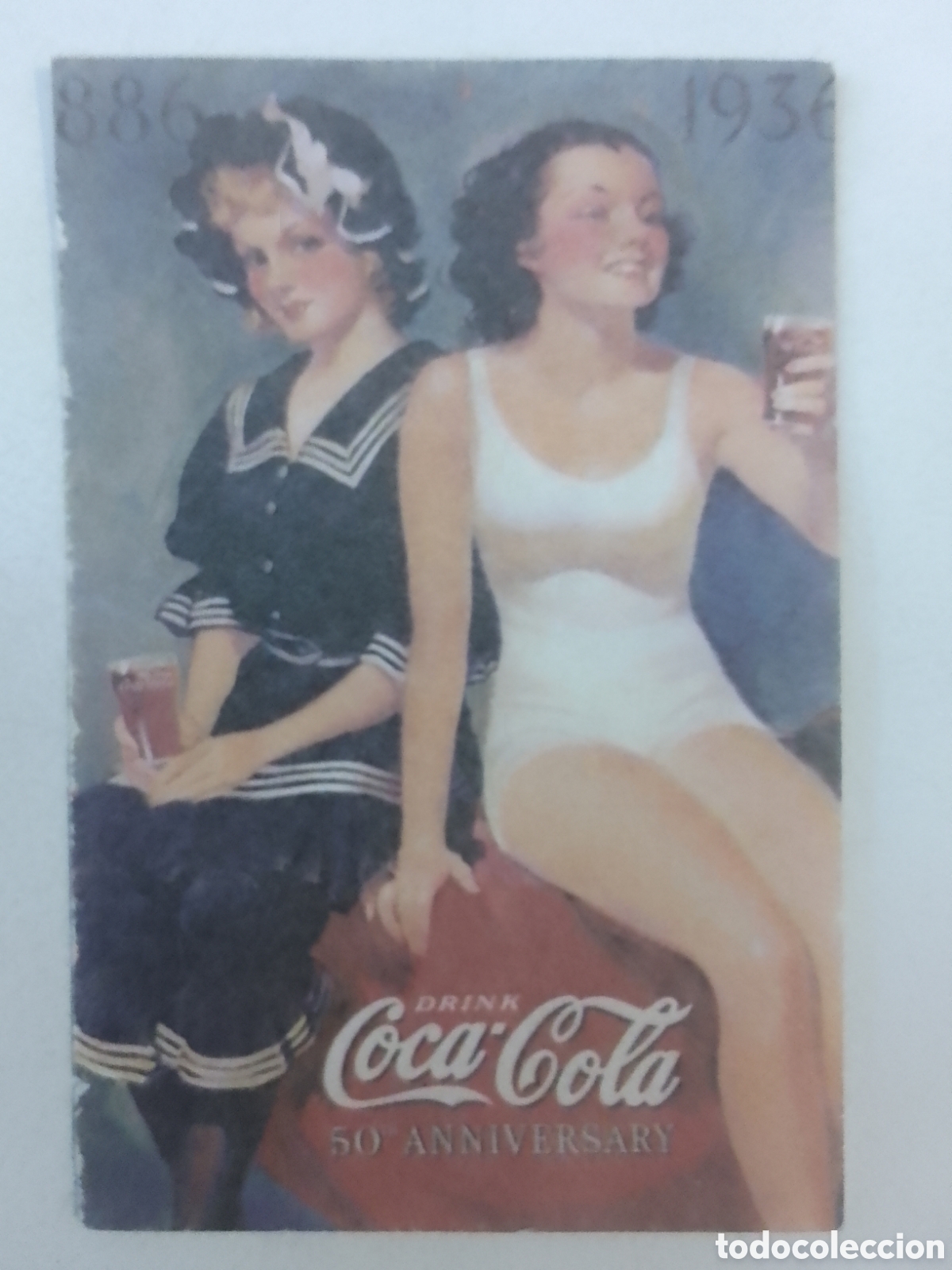 Coleccionismo: Hojita libreta estilo hojas perfumadas Coca'Cola.