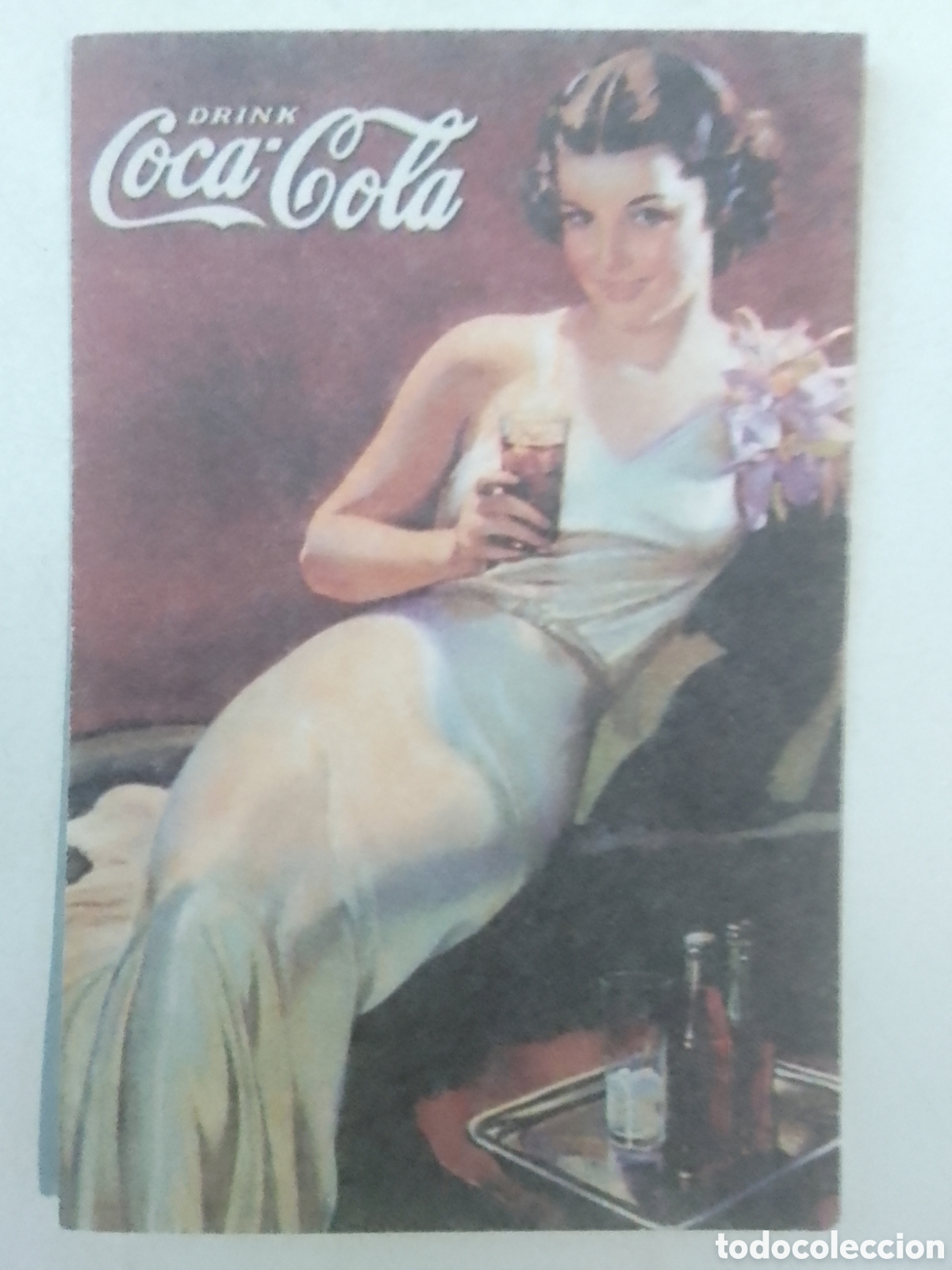 Coleccionismo: Hojita libreta estilo hojas perfumadas Coca'Cola.