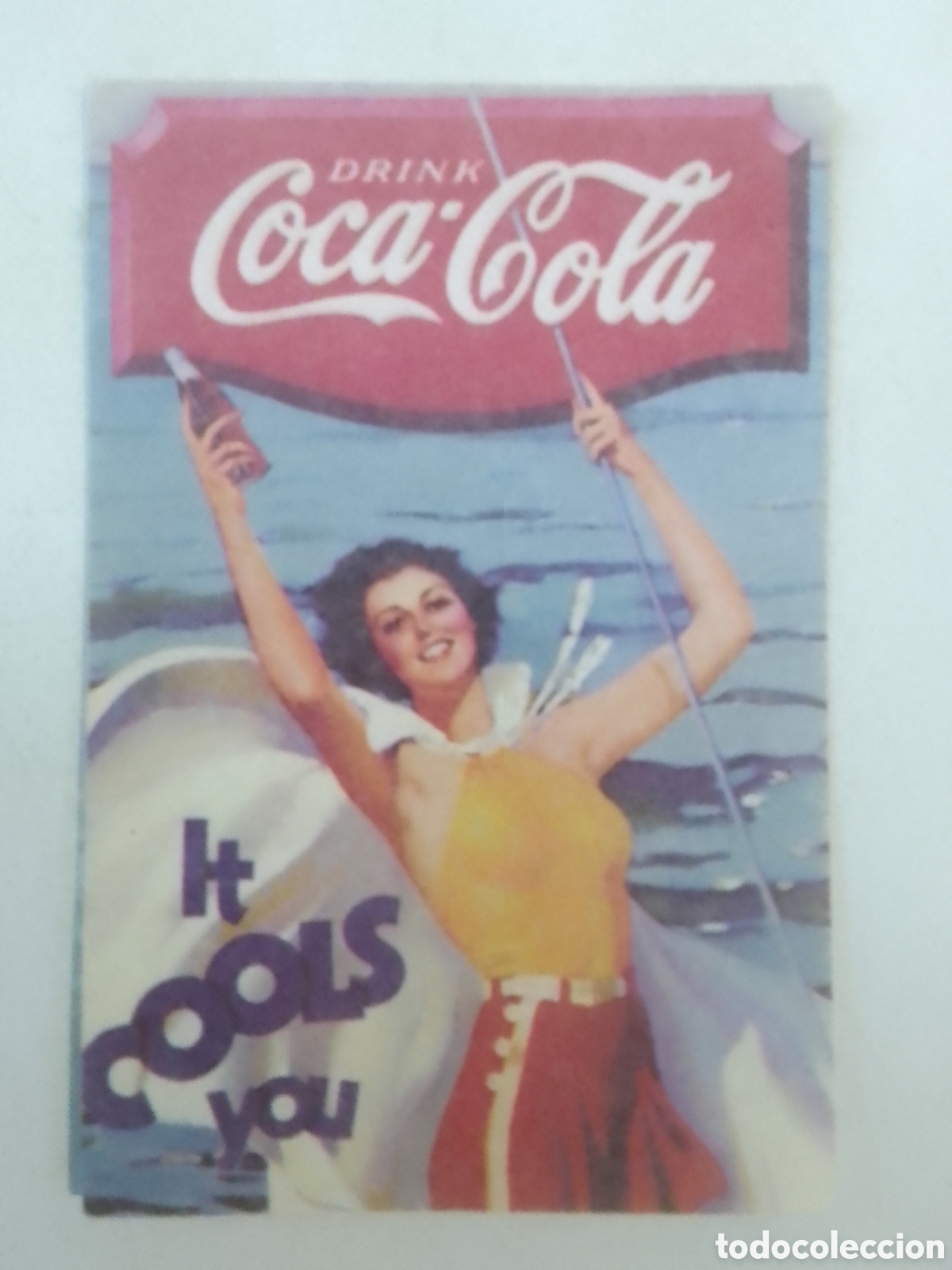 Coleccionismo: Hojita libreta estilo hojas perfumadas Coca'Cola.