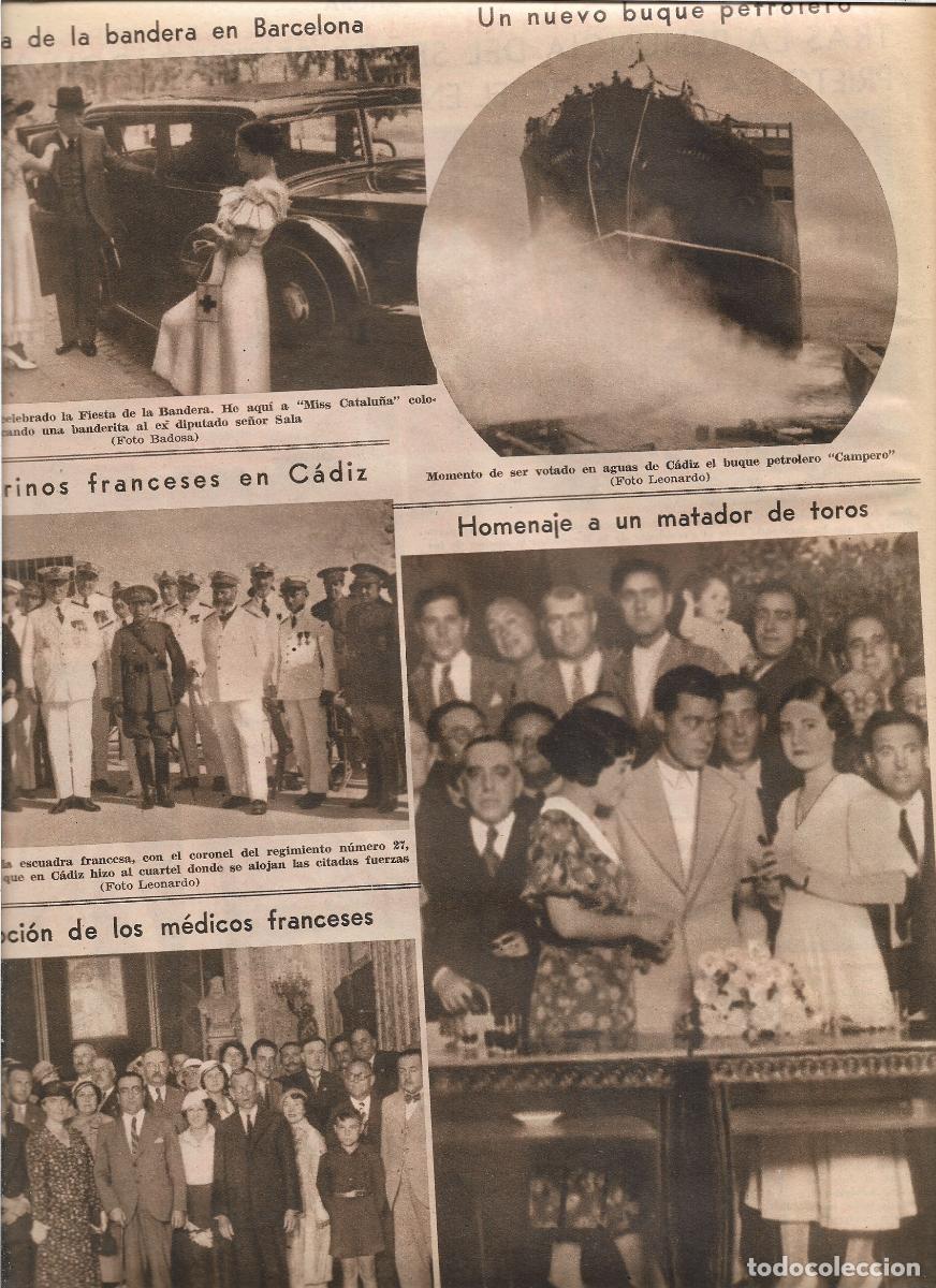 Coleccionismo: A&Ntilde;O 1933 RECORTE PRENSA MISS VALENCIA ENTREGA OREJA DE ORO VOZ VALENCIANA AL TORERO MANOLO MARTINEZ