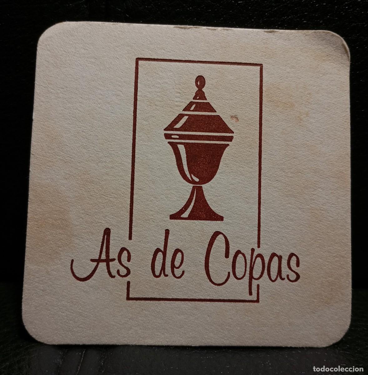 Colecionismo: AS DE COPAS - POSAVASOS - VALLADOLID - CERVEZA - REFRESCOS - SIDRA - BITTER