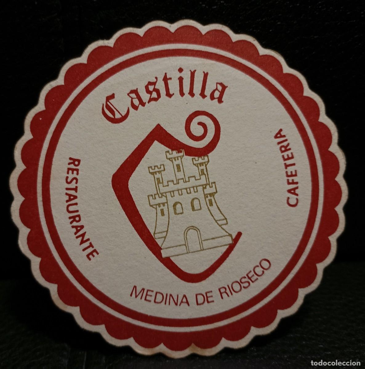 Collectionnisme: CASTILLA RESTAURANTE CAFETERIA - POSAVASOS - MEDINA DE RIOSECO VALLADOLID - CERVEZA - REFRESCOS