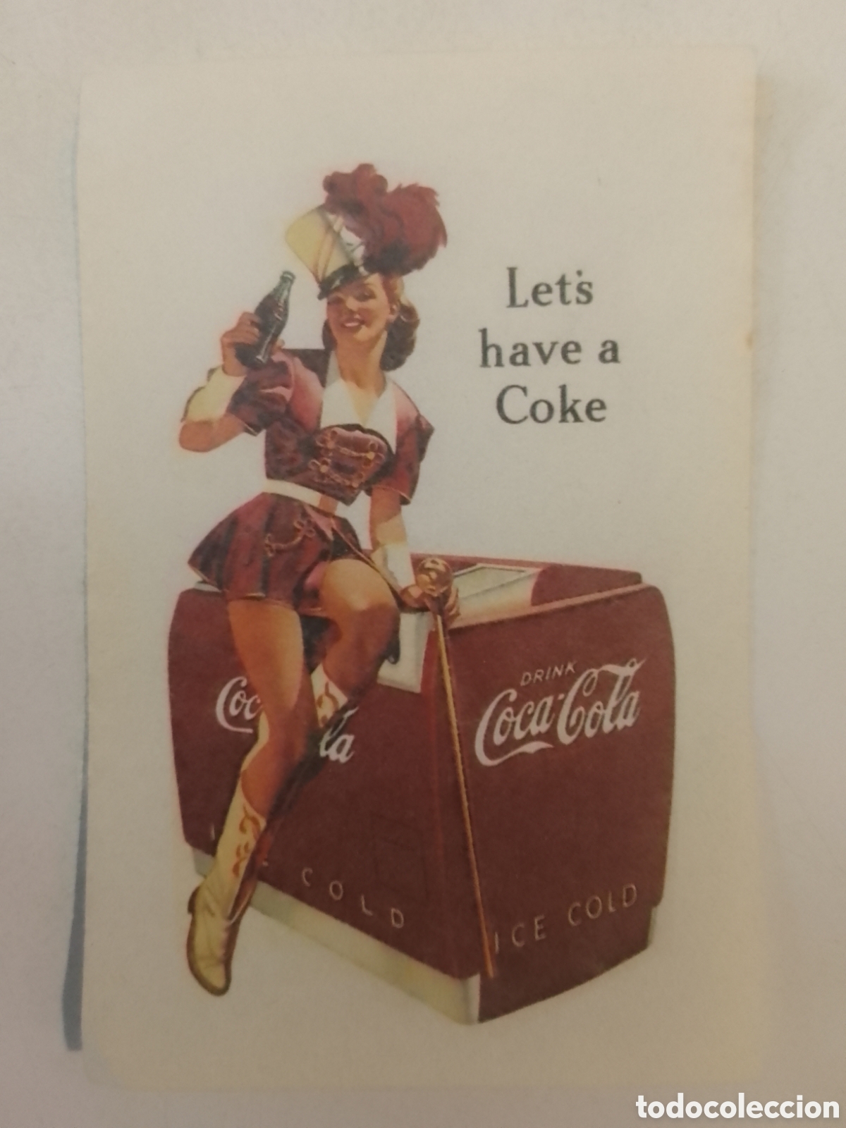 Coleccionismo: Hojita libreta estilo hojas perfumadas Coca'Cola.