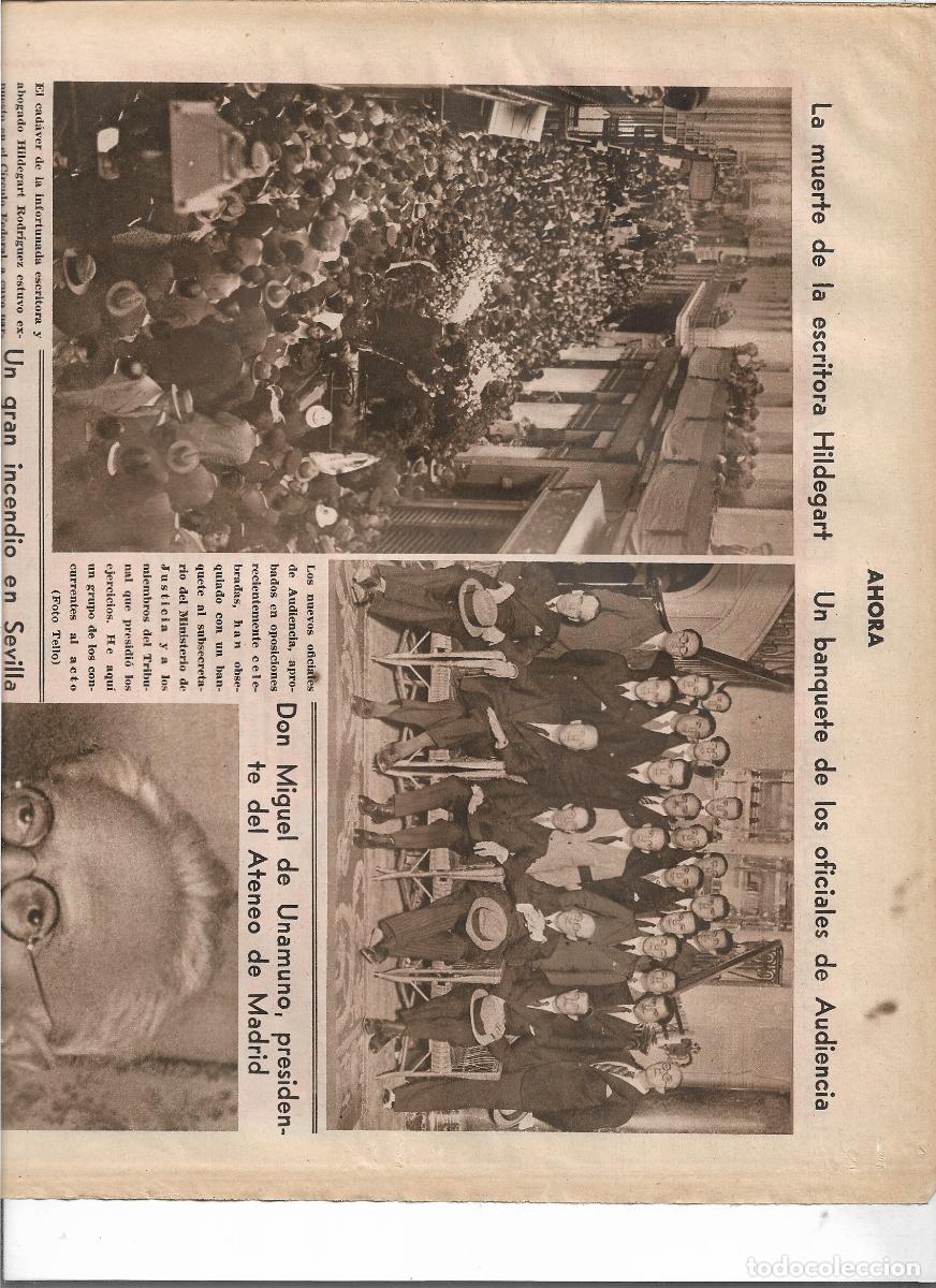 Coleccionismo: A&Ntilde;O 1933 RECORTE PRENSA MUERTE ENTIERRO ESCRITORA ABOGADA HILDEGART RODRIGUEZ LA VIRGEN ROJA