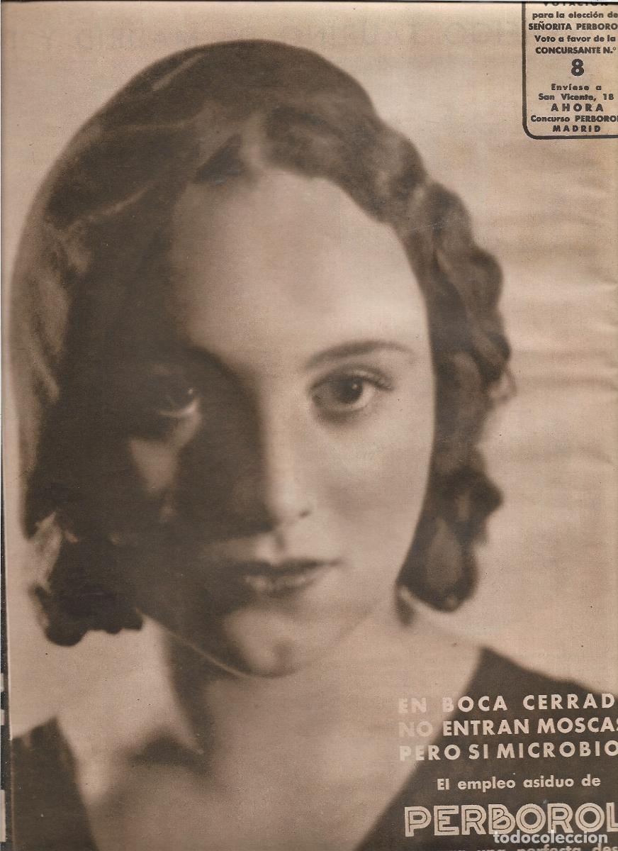 Coleccionismo: A&Ntilde;O 1933 RECORTE PRENSA PUBLICIDAD PERBOROL DENTIFRICO HIGIENE BUCAL