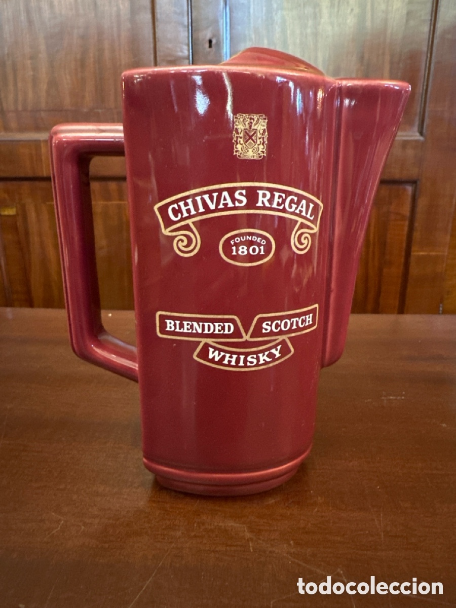 Sammeln: JARRA DE WHISKY CHIVAS. CER&Aacute;MICA DE SAN CLAUDIO.