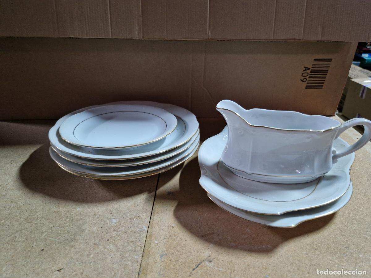 Coleccionismo: BONITO JUEGO DE MENAJE PARA COCINA. PORCELONA.