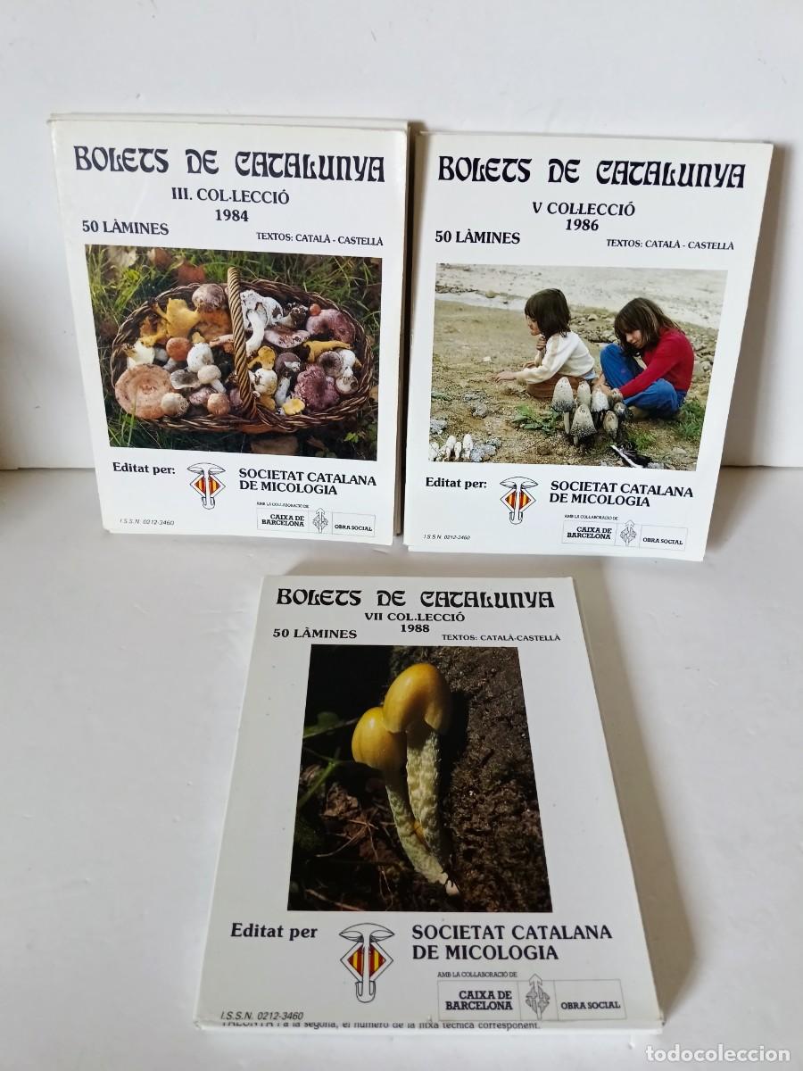 Coleccionismo: Bolets de Catalunya Tres tomos