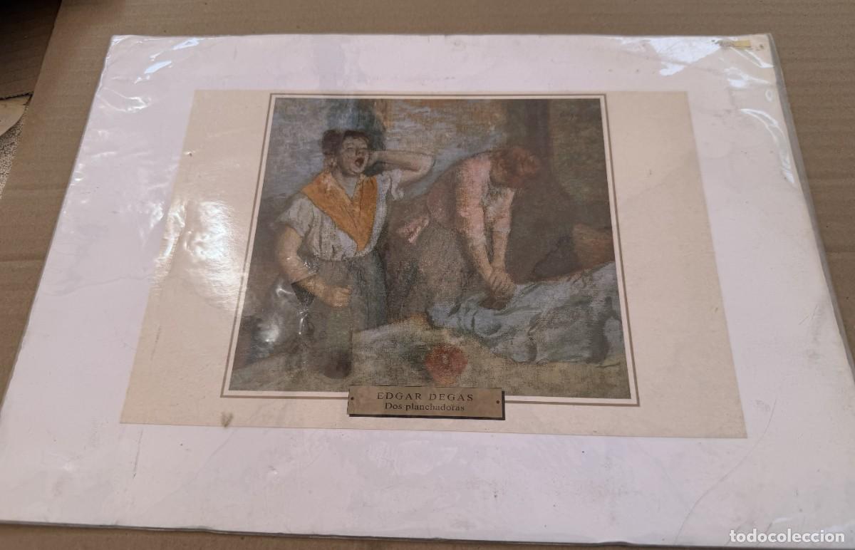 Coleccionismo: S1 - REPRODUCCION DE LA OBRA &rdquo; DOS PLANCHADORAS &rdquo; DEL PINTOR EDGAR DEGAS DEL 1.884