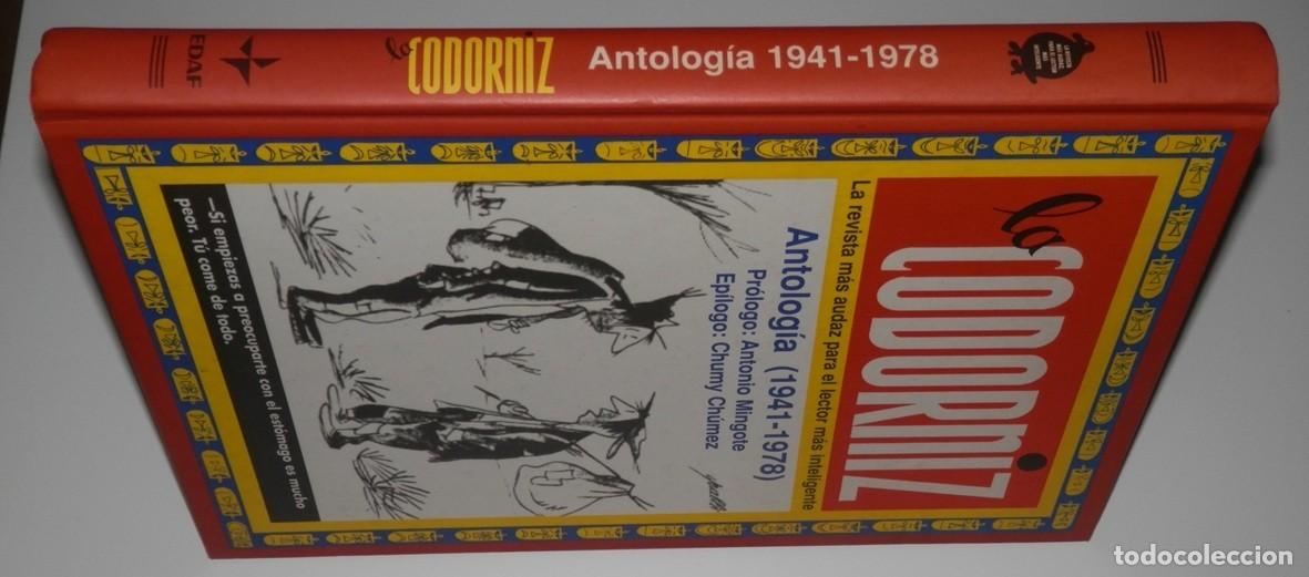Coleccionismo: LIBRO LA CODORNIZ - ANTOLOGIA (1941-1978) - Foto 2