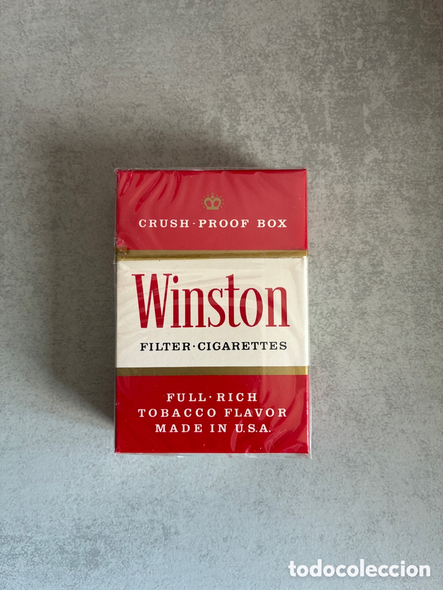 Coleccionismo: Antiguo paquete Winston Made in USA for Outside sin abrir