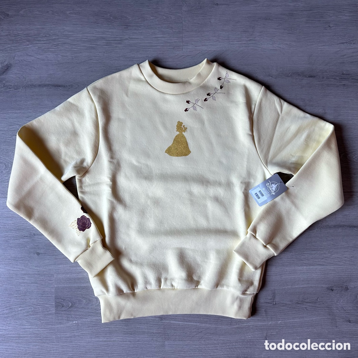 Coleccionismo: Sudadera Bella para mujer, La Bella y la Bestia, Disney Store, Talla XS.