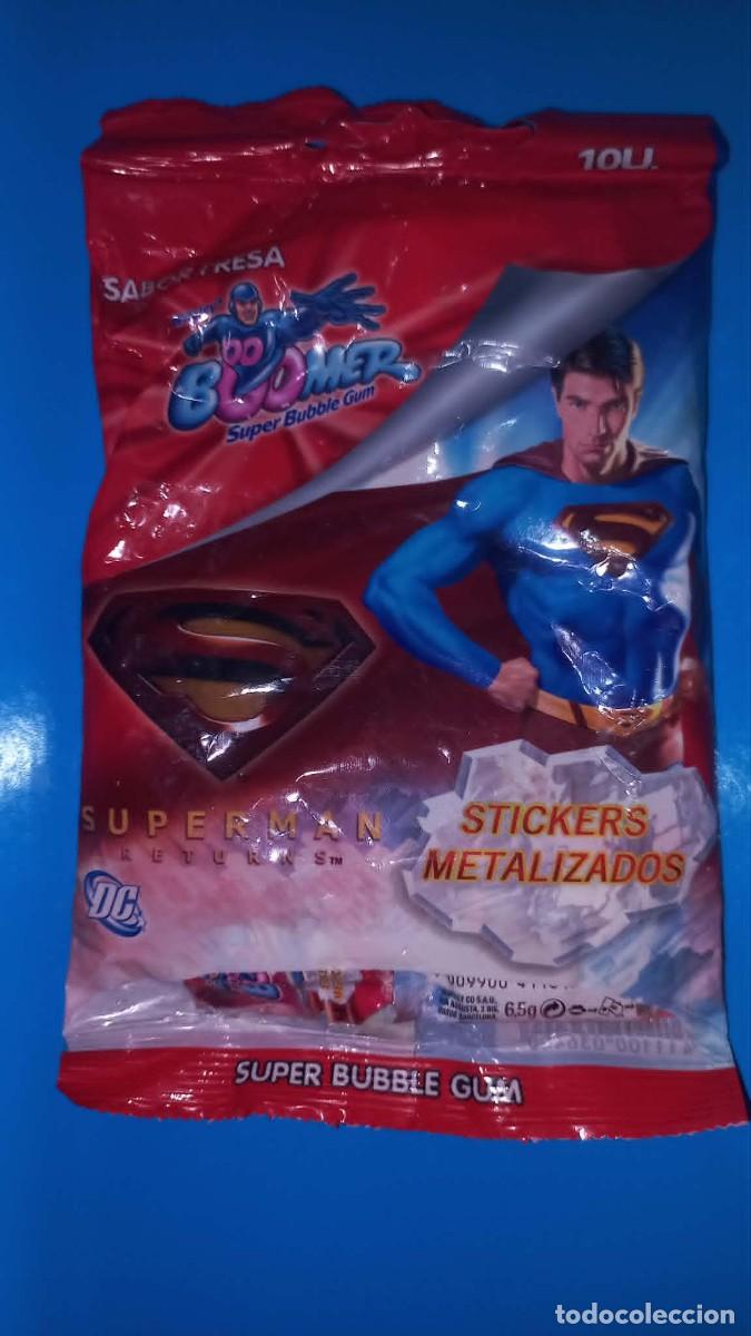 Coleccionismo: Paquete sin abrir de 10 chicles Boomer de Superman Returns - 2006