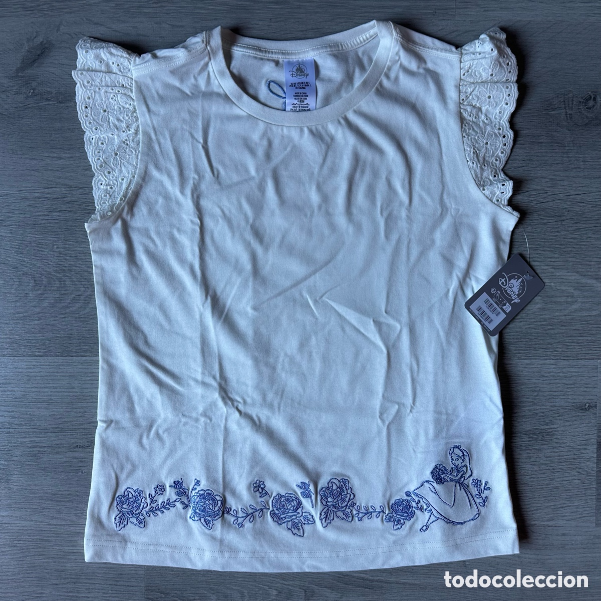 Coleccionismo: Camiseta Alicia en el Pa&iacute;s de las Maravillas para mujer, Disney Store, Talla S.