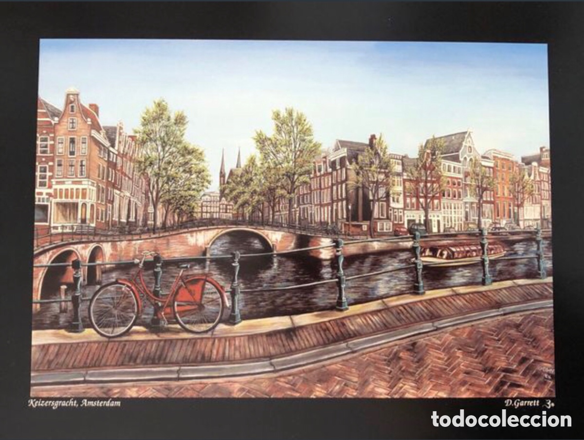 Coleccionismo: L&aacute;mina de Amsterdam nueva - Foto 2