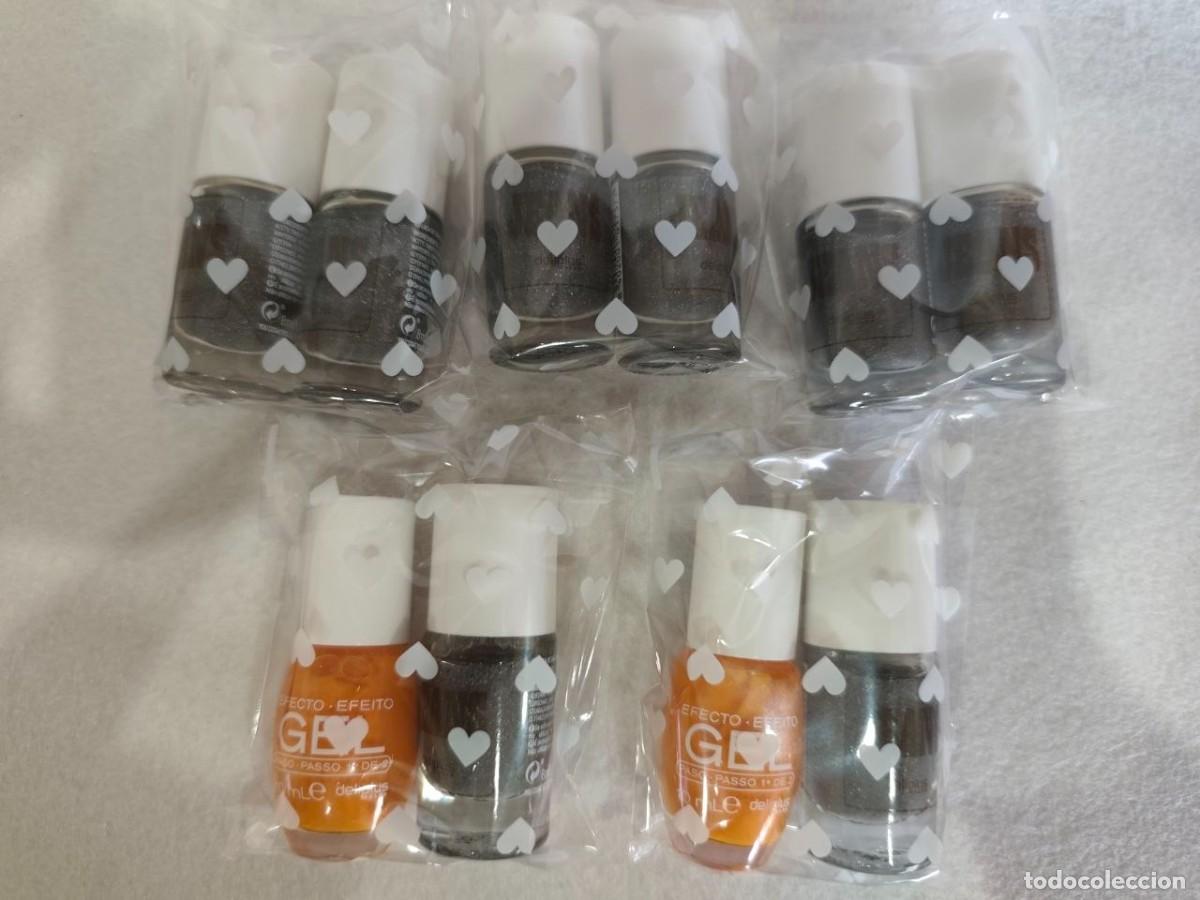 Coleccionismo: Lote 10 pintau&ntilde;as Deliplus efecto gel nuevos varios colores