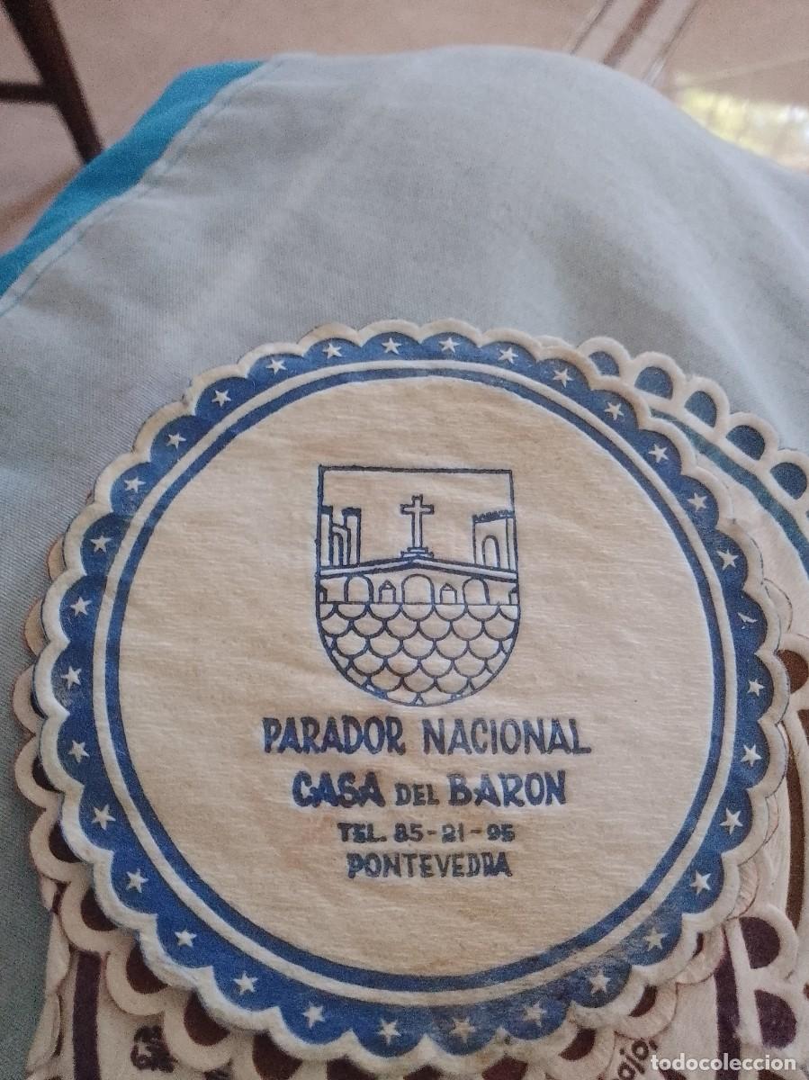 Coleccionismo: Posavasos a&ntilde;os 50 60 aproximado parador casa bar&oacute;n Pontevedra