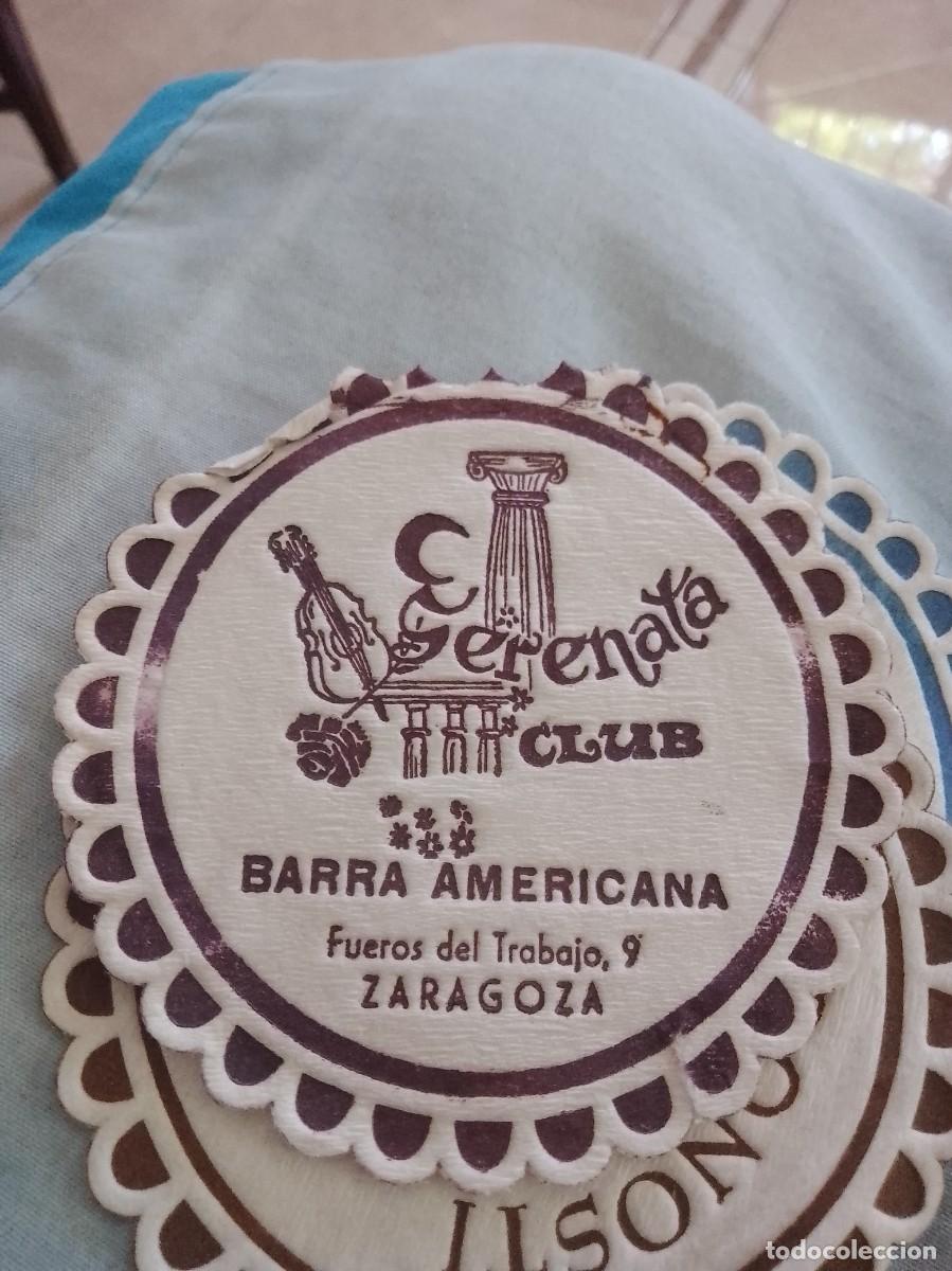 Coleccionismo: Posavasos a&ntilde;os 50 60 aproximado serenata club Zaragoza
