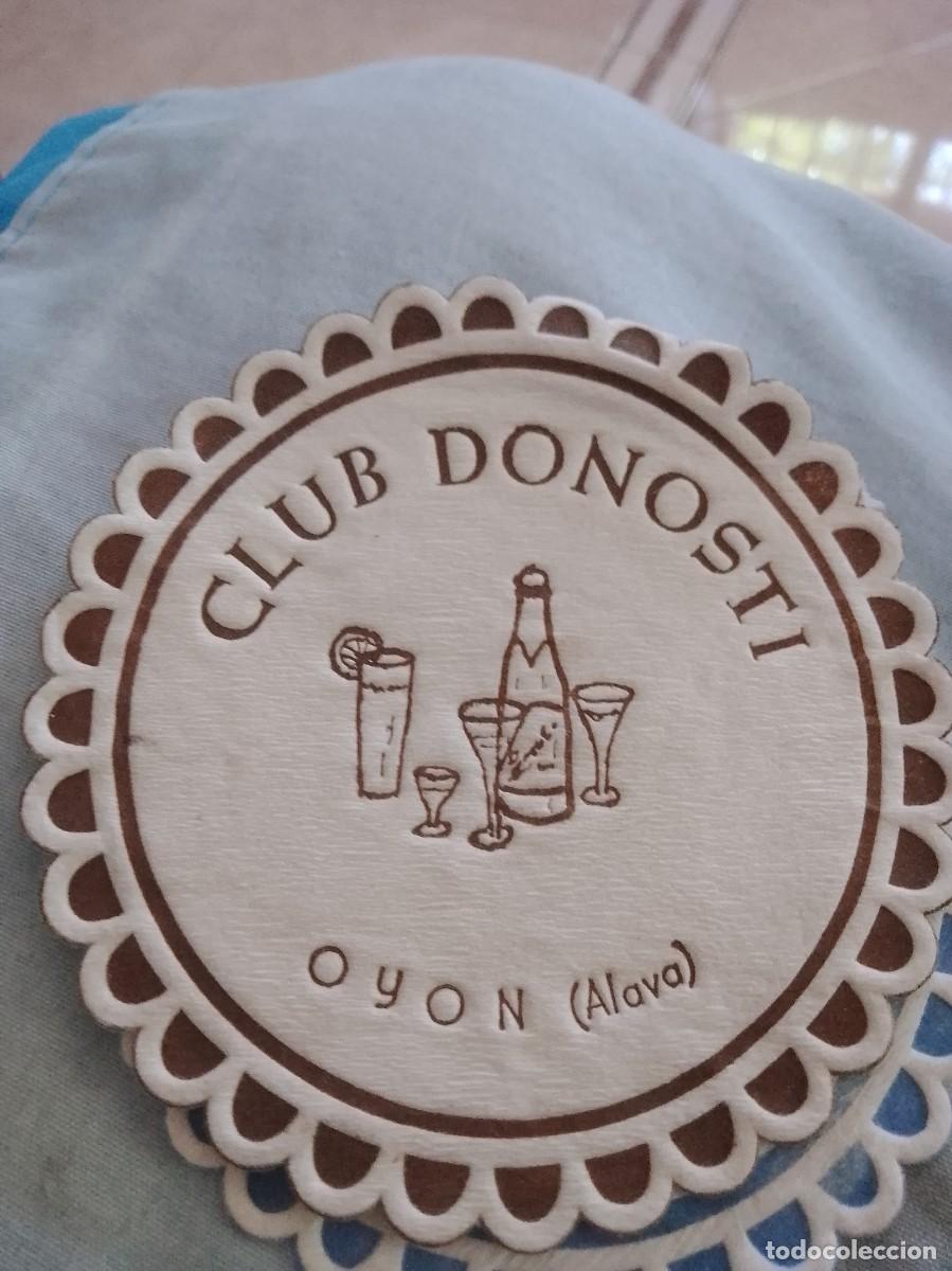 Coleccionismo: Posavasos a&ntilde;os 50 60 aproximado club Donosti oyon &Aacute;lava