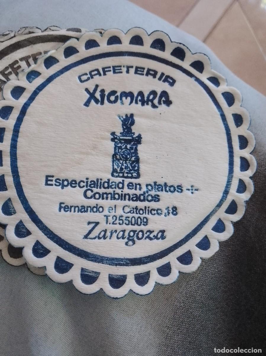 Coleccionismo: Posavasos a&ntilde;os 50 60 aproximado cafeter&iacute;a Xiomara Zaragoza