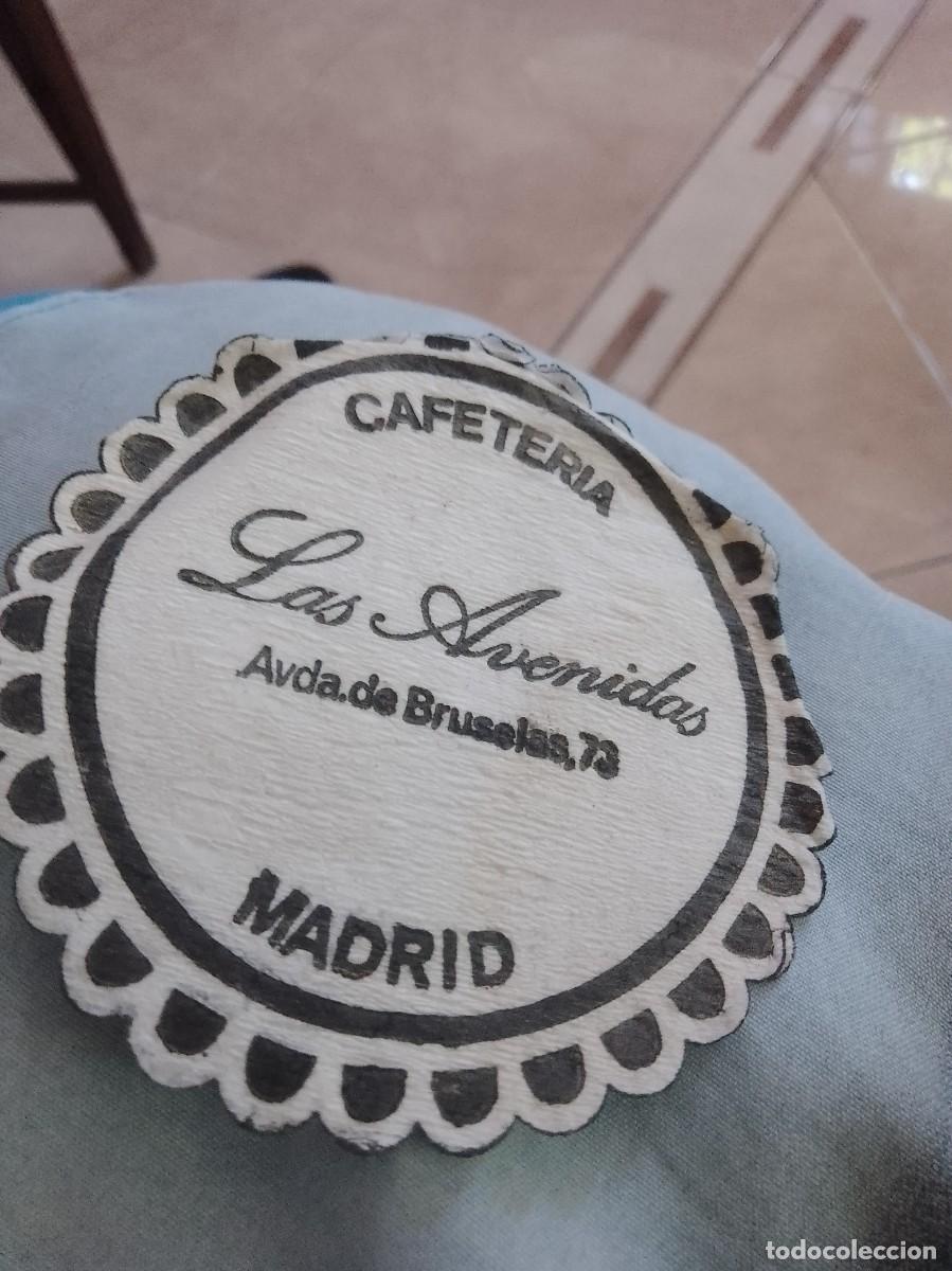Coleccionismo: Posavasos a&ntilde;os 50 60 aproximado cafeter&iacute;a las avenidas Madrid