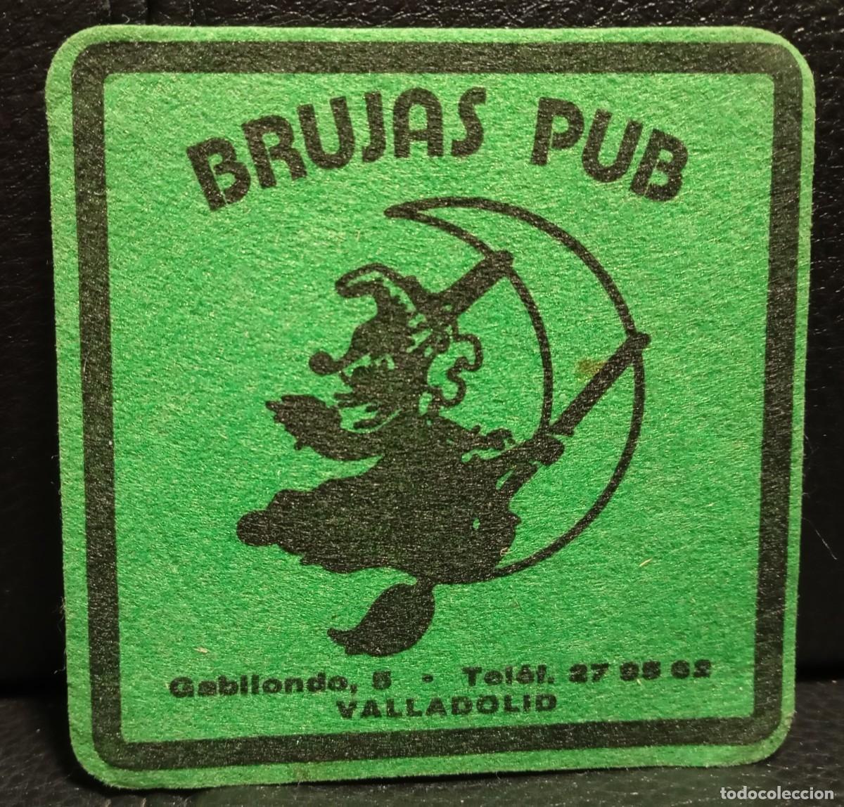 Coleccionismo: BRUJAS PUB - POSAVASOS - VALLADOLID - CERVEZA - REFRESCOS - SIDRA - BITTER