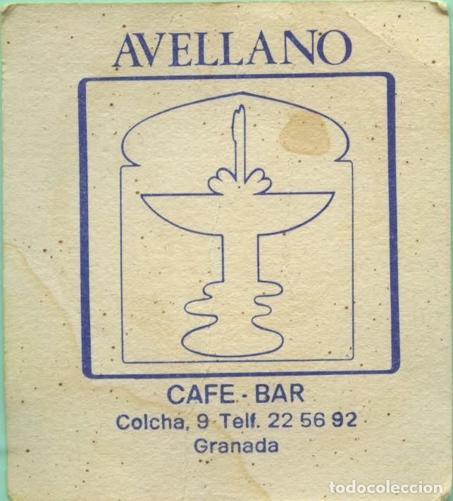 Coleccionismo: POSAVASOS AVELLANO CAF&Eacute;-BAR. Granada