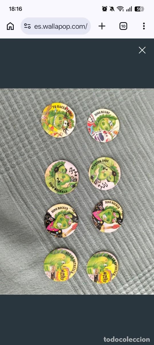 Coleccionismo: Tazos colecci&oacute;n dinosaurus lu