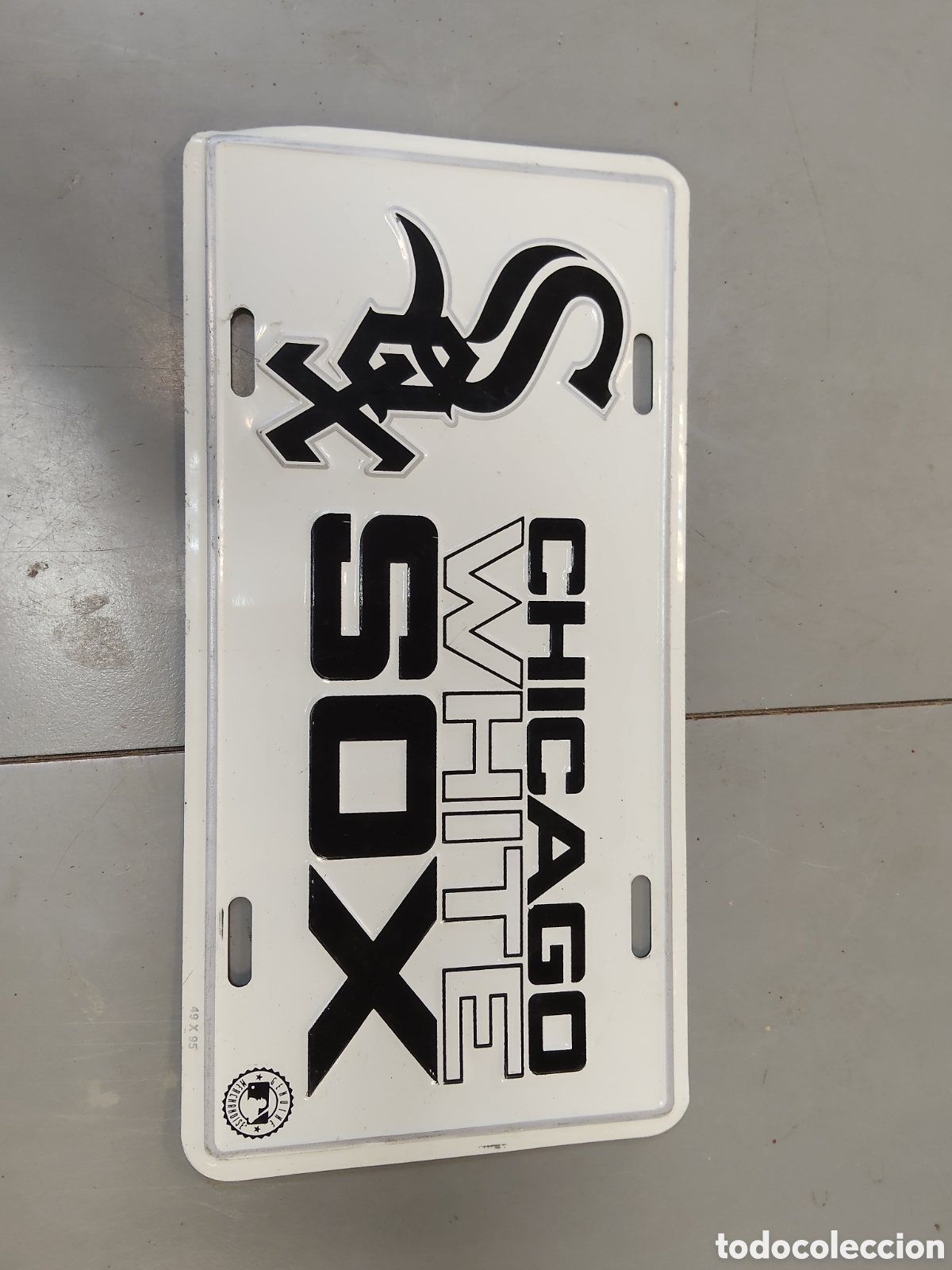Coleccionismo: Chapa met&aacute;lica CHICAGO WHITE