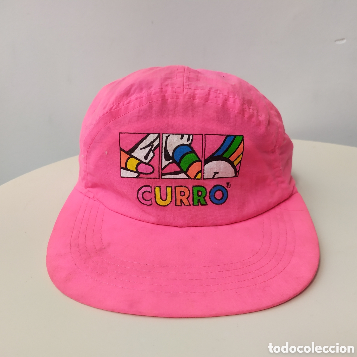 Coleccionismo: Gorra Rosa de Curro de la Expo 92 de Sevilla