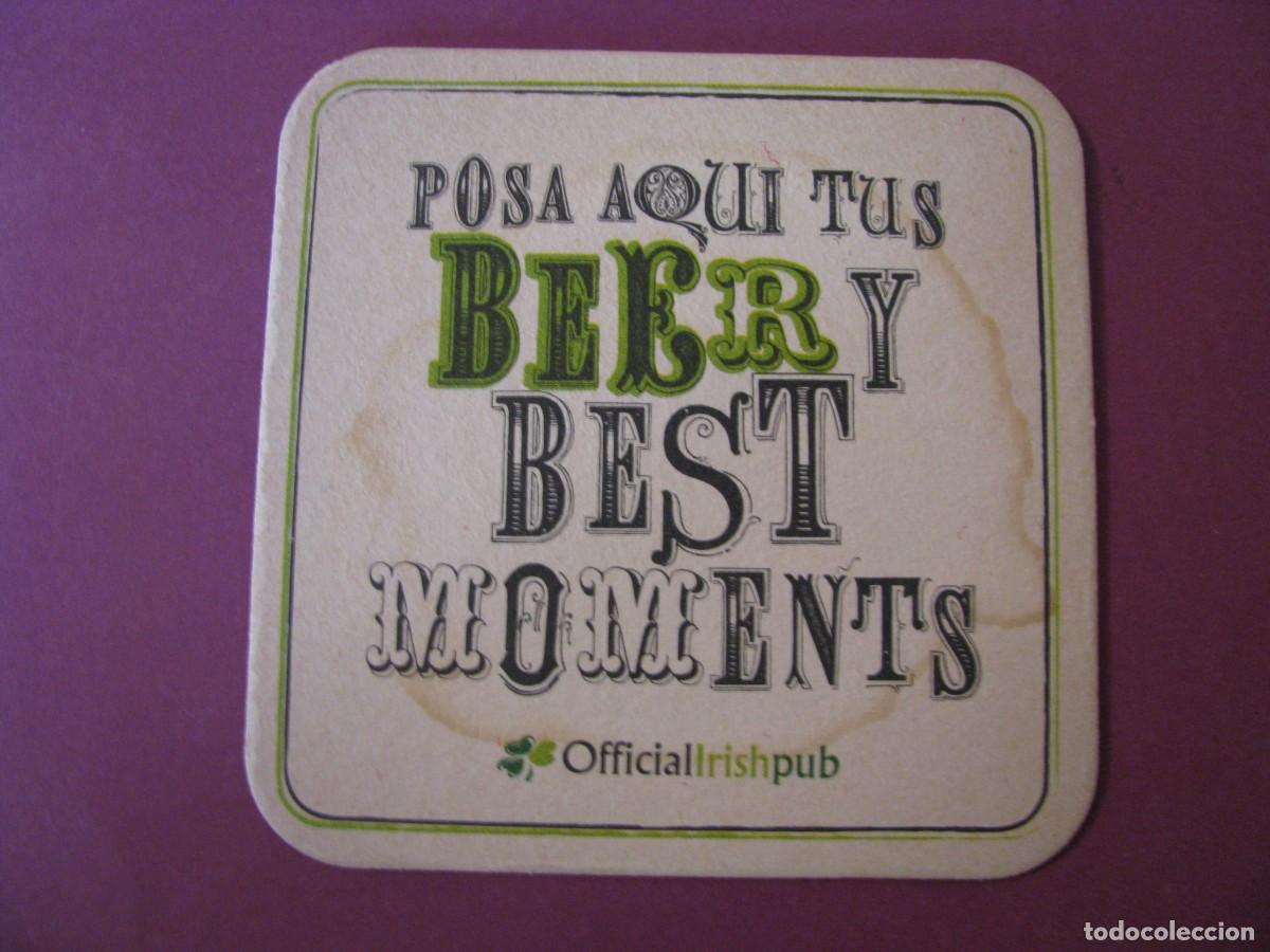 Collezionismo: POSAVASOS OFFICIAL IRISH PUB