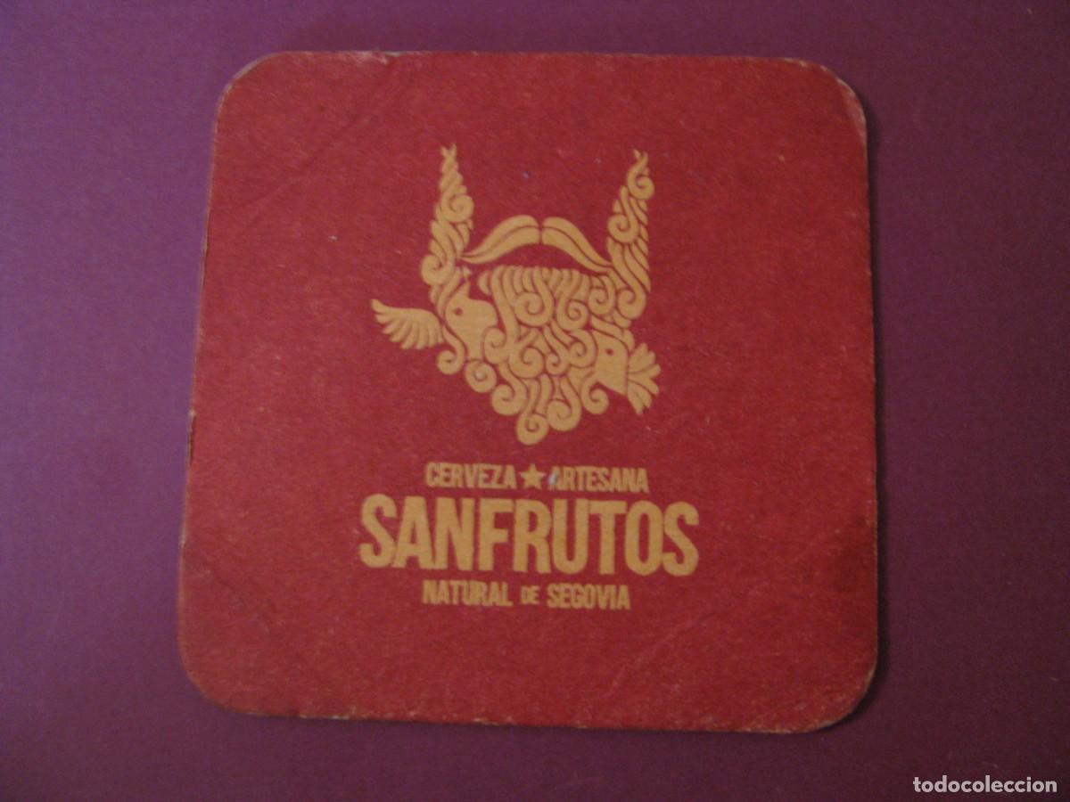 Coleccionismo: POSAVASOS CERVEZA ARTESANA SANFRUTOS. NATURAL DE SEGOVIA