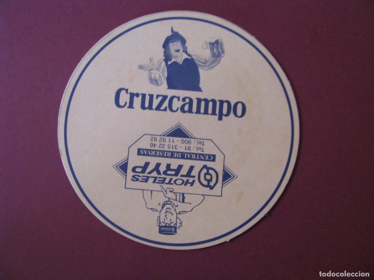 Coleccionismo: POSAVASOS CERVEZA CRUZCAMPO. HOTELES TRYP