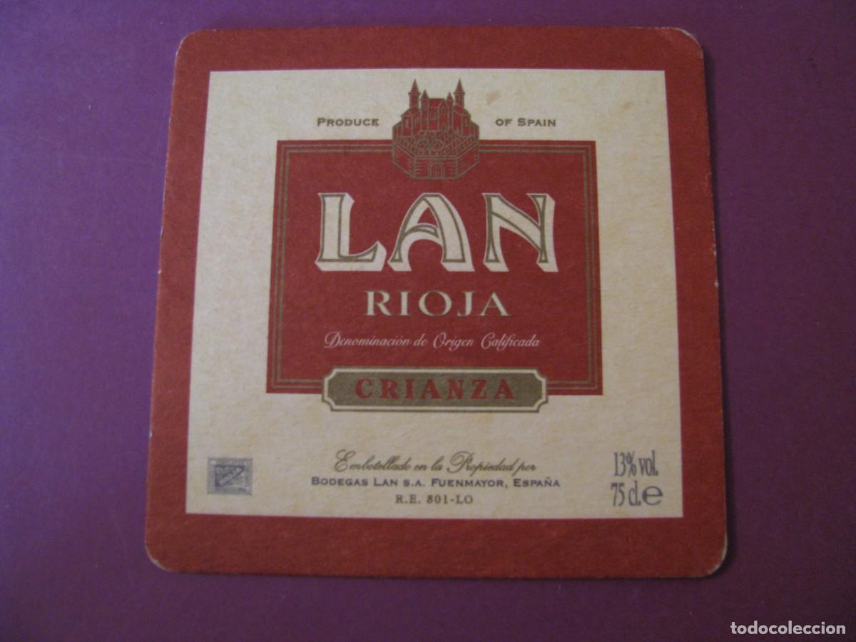 Coleccionismo: POSAVASOS VINO LAN RIOJA. - Foto 2