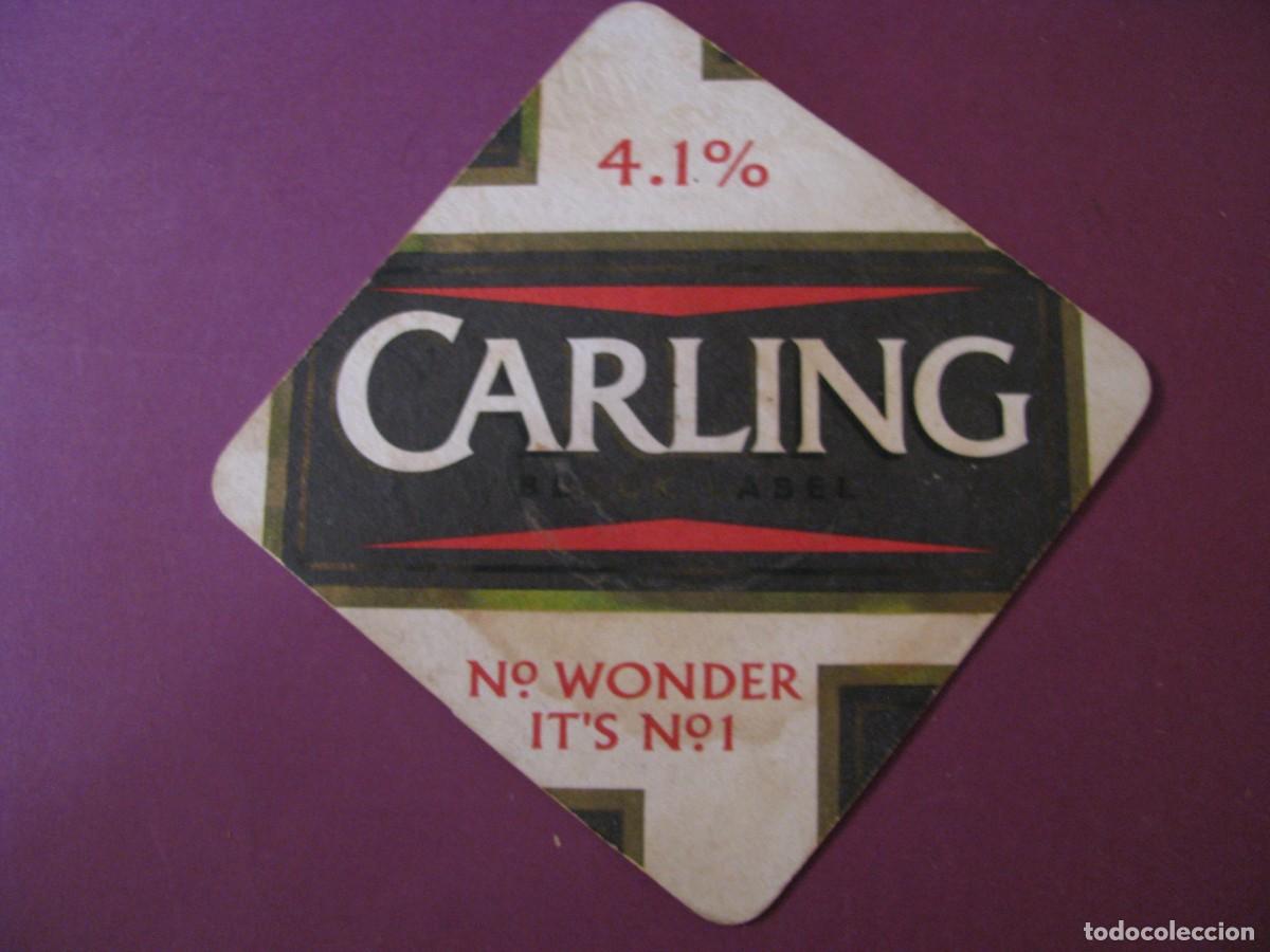 Coleccionismo: POSAVASOS CERVEZAS CARLING - Foto 1