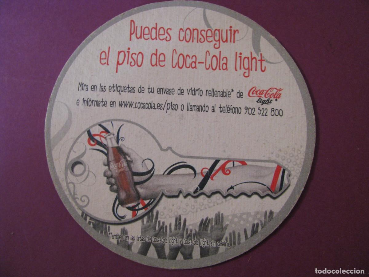 Coleccionismo: POSAVASOS DE COCA COLA LIGHT