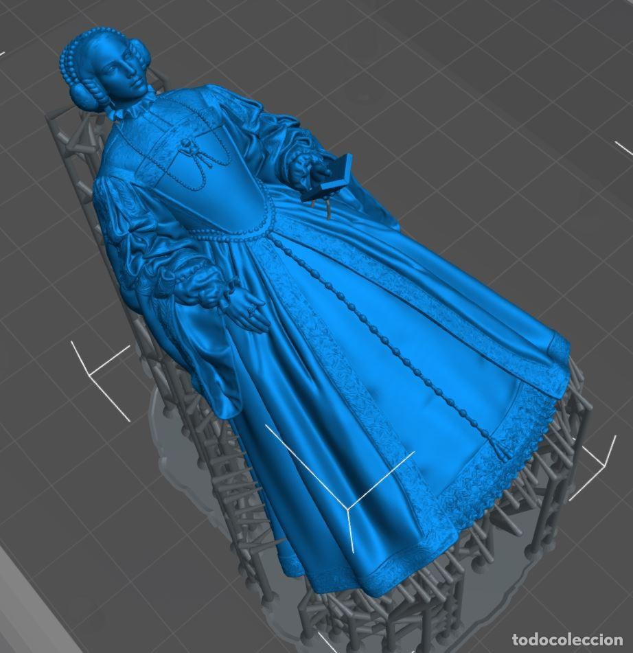 Coleccionismo: Isabel de Portugal miniatura 3D escala 54 mm