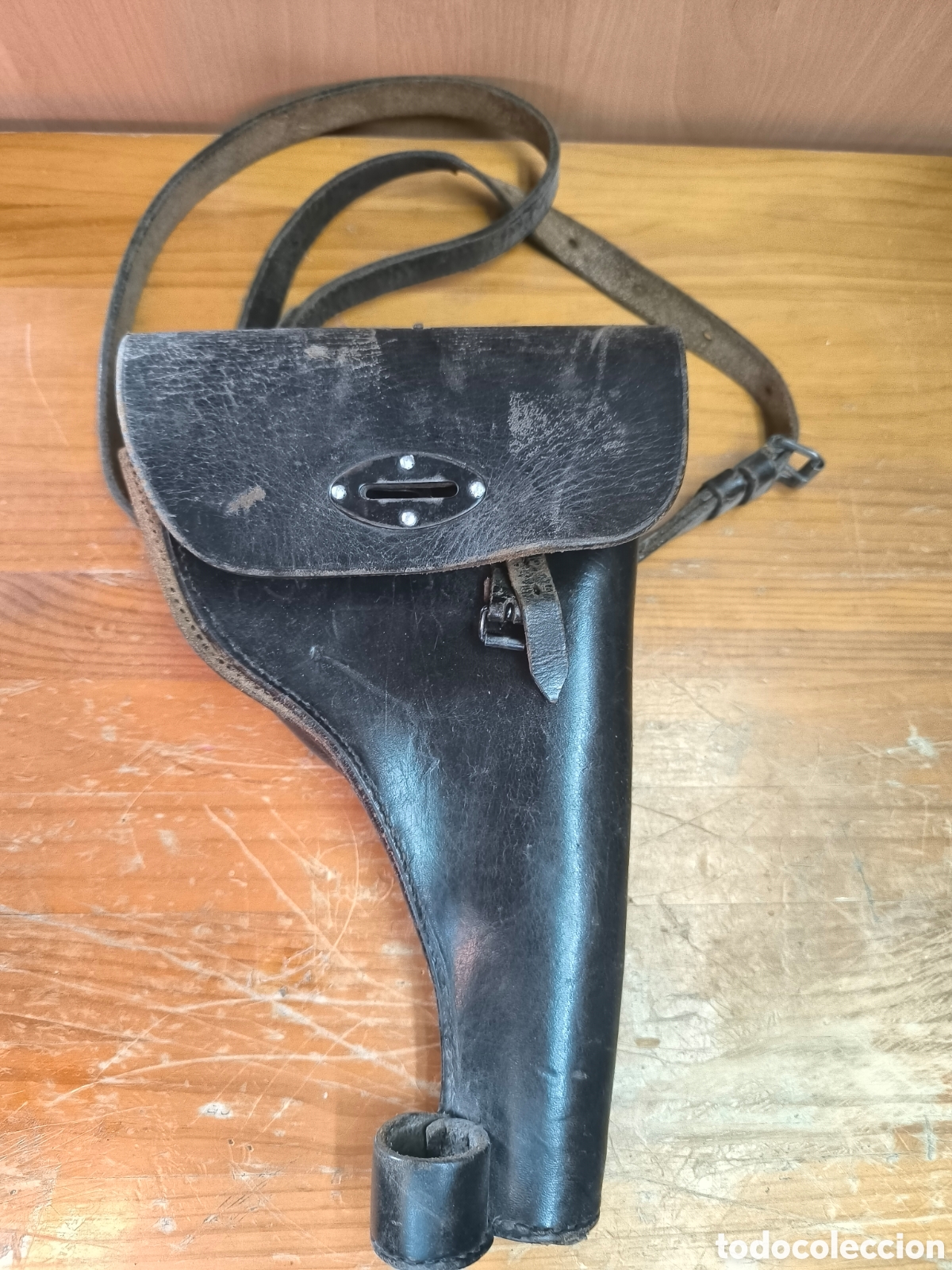 Coleccionismo: Funda pistola de se&ntilde;ales nazi descosida ver fot