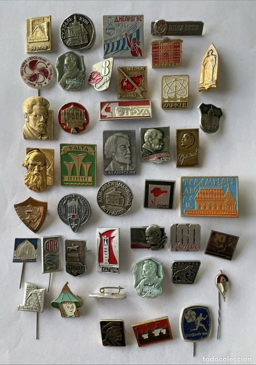 Coleccionismo: PINS URSS CCCP RUSIA 40 PINS A&Ntilde;OS 60-80