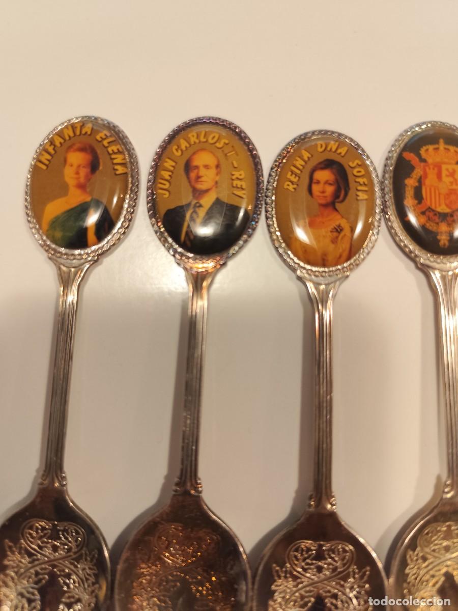 Coleccionismo: Lote Vintage de 6 Cucharitas Familia Real