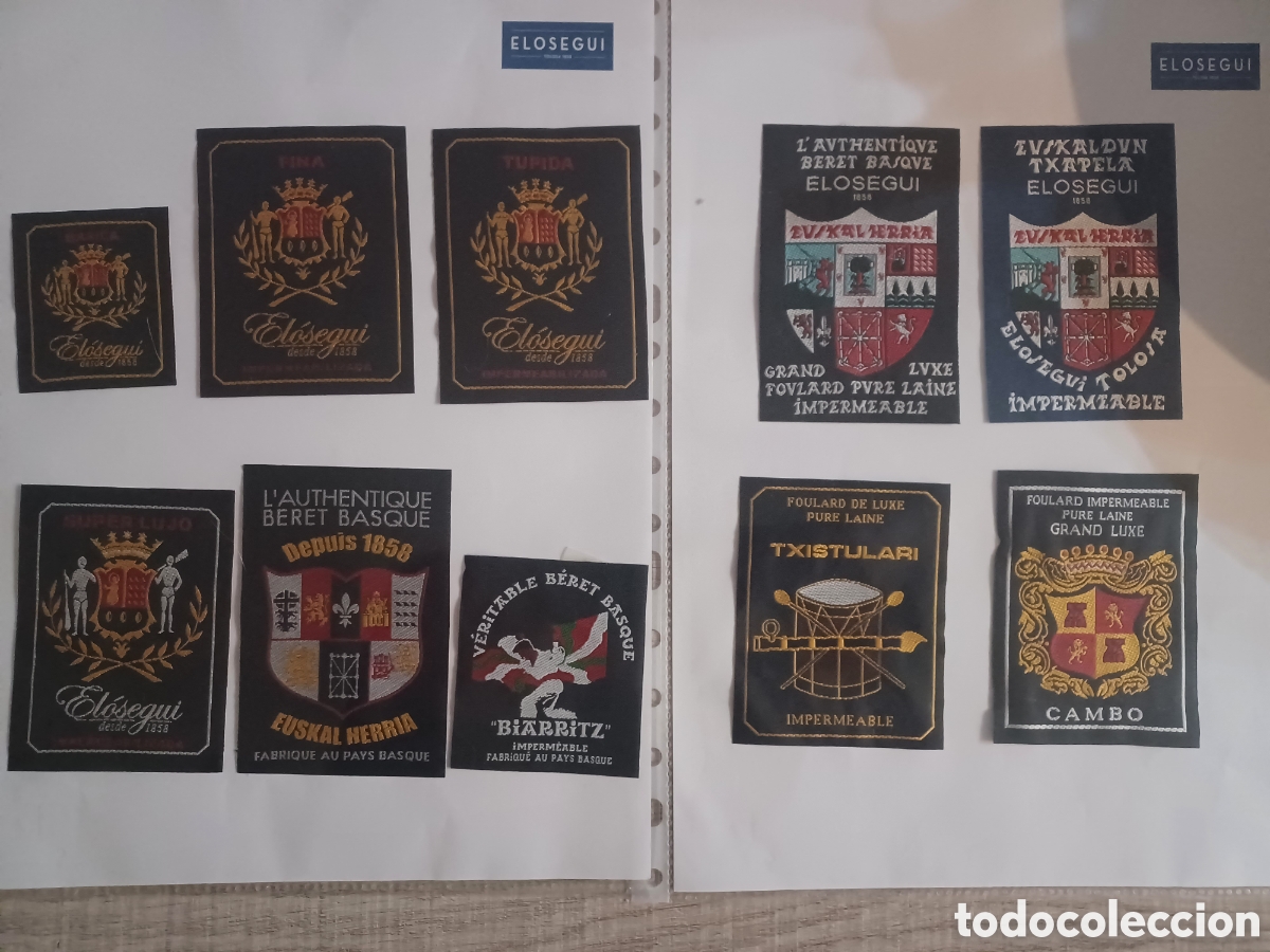 Coleccionismo: COLECCION PARCHES DE TELA TOLOSA-ELOSEGUI- CIRCA A.90