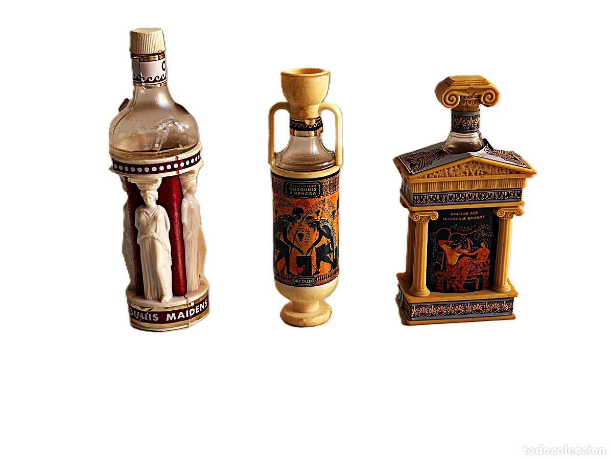 Coleccionismo: COLECCI&Oacute;N DE BOTELLAS EN MINIATURA GRIEGOS