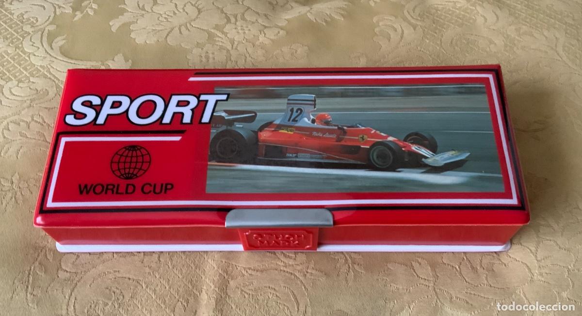 Coleccionismo: PLUMIER, ESTUCHE ESCOLAR STUCH MARK WORLD CUP FORMULA 1 NIKI LAUDA FERRARI